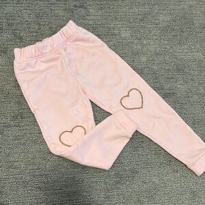 10 for $10🌸Pink Heart-Embellished Kids sweatpants